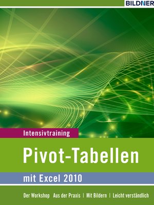 cover image of Pivot-Tabellen mit Excel 2010